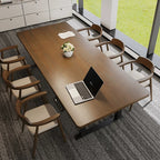 ArvionFurn Electric Height Adjustable Desk, 160–240cm Solid Wood Standing Table & 45mm Thick Top
