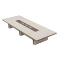 ArvionFurn Luxury Conference Table, 2.2–8m Modern Boardroom Desk with Optional Chairs