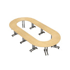 ArvionFurn Modular Conference Table, Mobile U-Shaped, Curved & Round Table Options