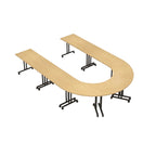 ArvionFurn Modular Conference Table, Mobile U-Shaped, Curved & Round Table Options