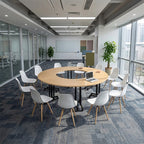 ArvionFurn Modular Conference Table, Mobile U-Shaped, Curved & Round Table Options