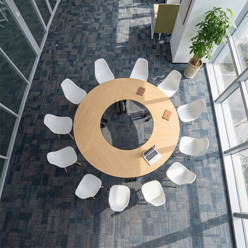 ArvionFurn Modular Conference Table, Mobile U-Shaped, Curved & Round Table Options