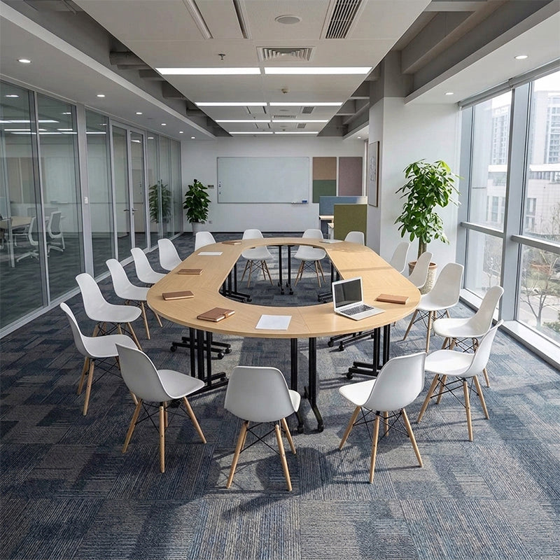 ArvionFurn Modular Conference Table, Mobile U-Shaped, Curved & Round Table Options