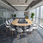 ArvionFurn Modular Conference Table, Mobile U-Shaped, Curved & Round Table Options