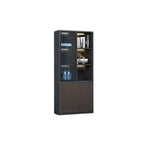 ArvionFurn Wooden Office Storage Cabinet, 80–400cm, Gray or Khaki