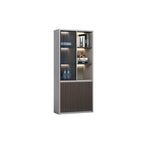 ArvionFurn Wooden Office Storage Cabinet, 80–400cm, Gray or Khaki