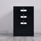 ArvionFurn Heavy-Duty Metal Office Cabinet with Lockable Drawers & Steel Handles