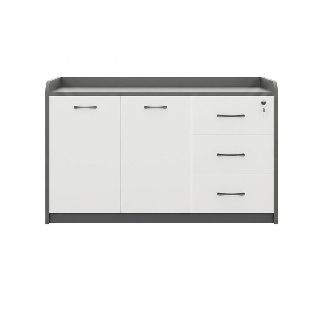 Office Storage Cabinet Sideboard Printer Stand 80–280cm Thick Panel