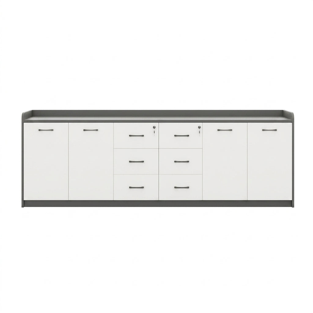 Office Storage Cabinet Sideboard Printer Stand 80–280cm Thick Panel