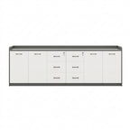 Office Storage Cabinet Sideboard Printer Stand 80–280cm Thick Panel