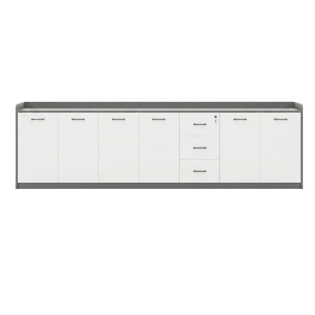 Office Storage Cabinet Sideboard Printer Stand 80–280cm Thick Panel