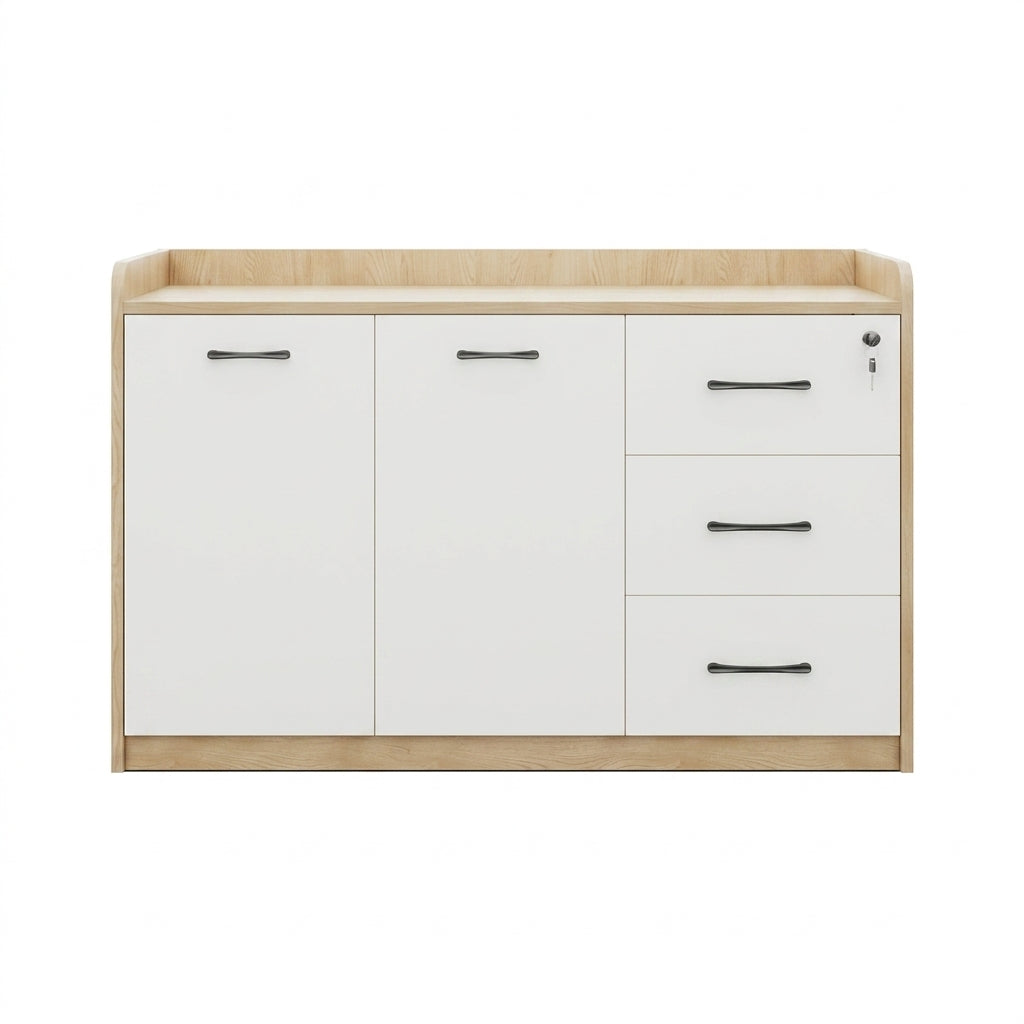 Office Storage Cabinet Sideboard Printer Stand 80–280cm Thick Panel