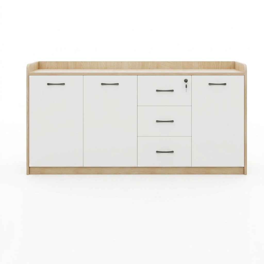 Office Storage Cabinet Sideboard Printer Stand 80–280cm Thick Panel