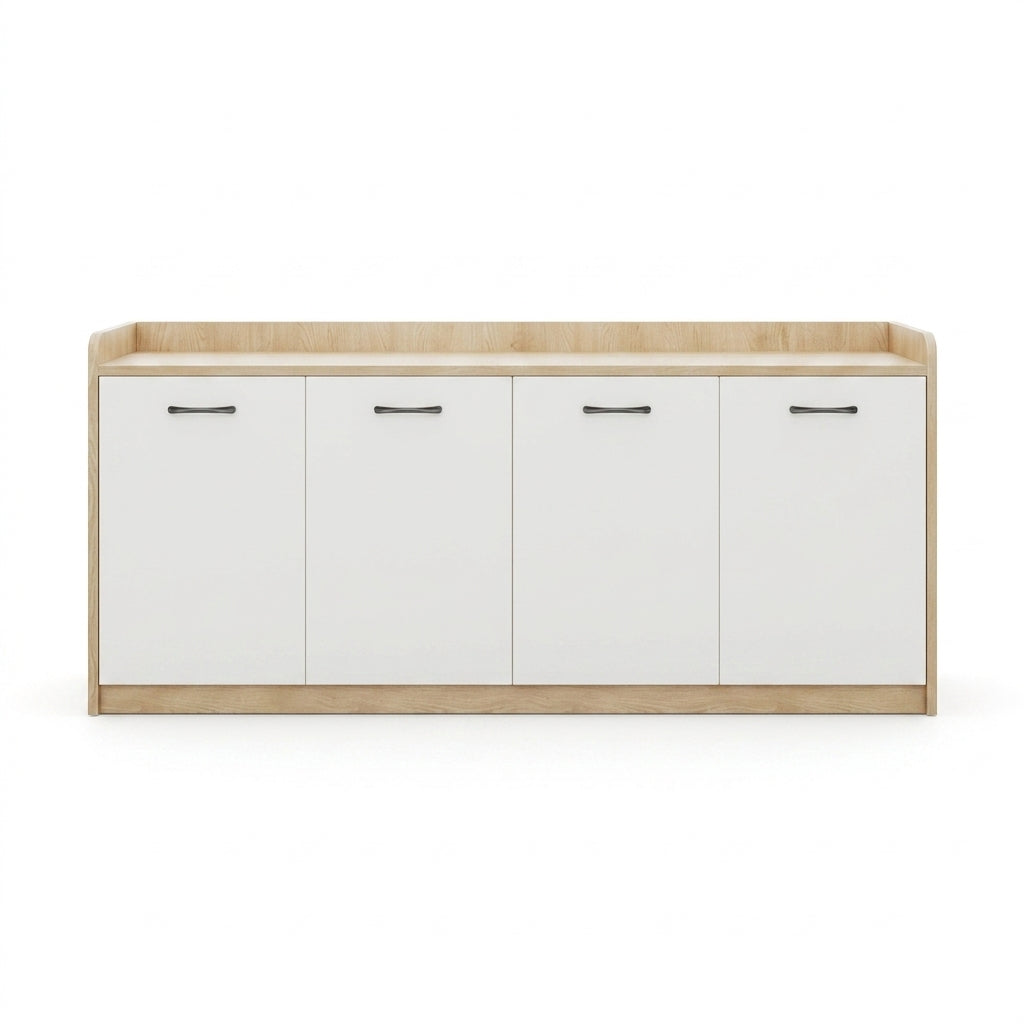 Office Storage Cabinet Sideboard Printer Stand 80–280cm Thick Panel