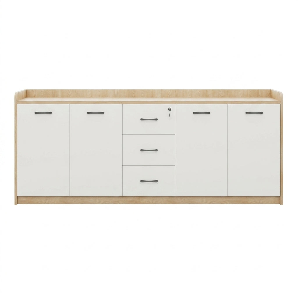 Office Storage Cabinet Sideboard Printer Stand 80–280cm Thick Panel