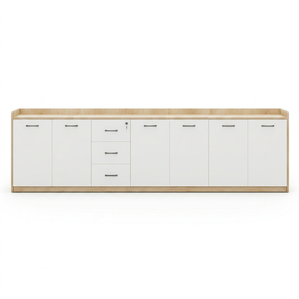 Office Storage Cabinet Sideboard Printer Stand 80–280cm Thick Panel