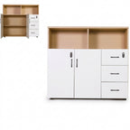 Office Low Storage Cabinet Lockable File Cabinet Drawer Unit 120–320cm
