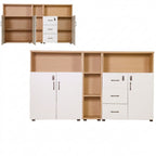 Office Low Storage Cabinet Lockable File Cabinet Drawer Unit 120–320cm