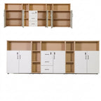 Office Low Storage Cabinet Lockable File Cabinet Drawer Unit 120–320cm
