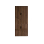 Wood File Cabinet Glass Door Lockable Storage Bookcase 80–480cm