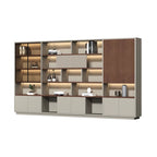ArvionFurn Executive Office Storage Cabinet with Optional Glass Doors, 80–480cm, Clothes Rail & Large Storage