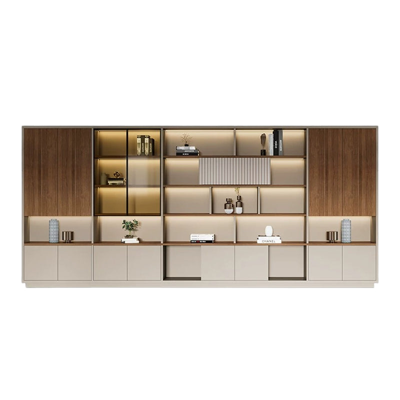 ArvionFurn Executive Office Storage Cabinet with Optional Glass Doors, 80–480cm, Clothes Rail & Large Storage