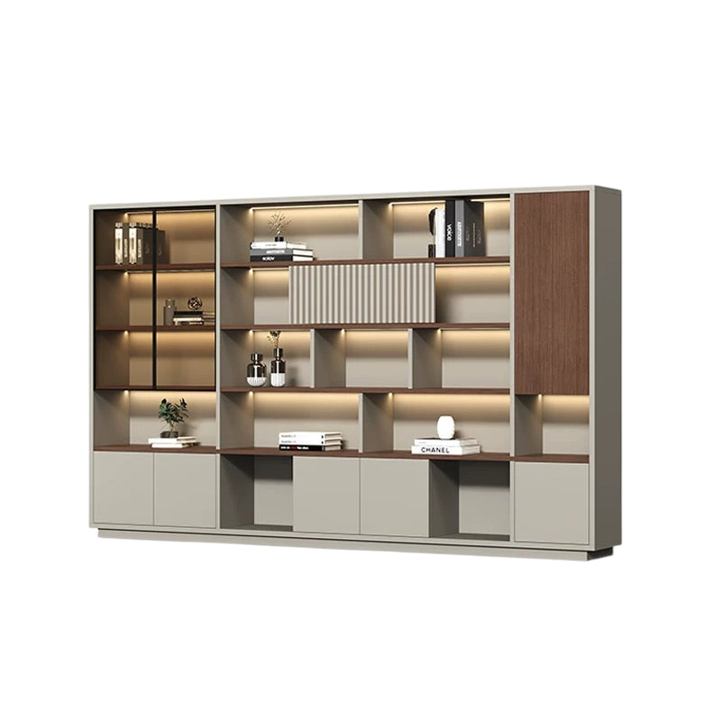 ArvionFurn Executive Office Storage Cabinet with Optional Glass Doors, 80–480cm, Clothes Rail & Large Storage