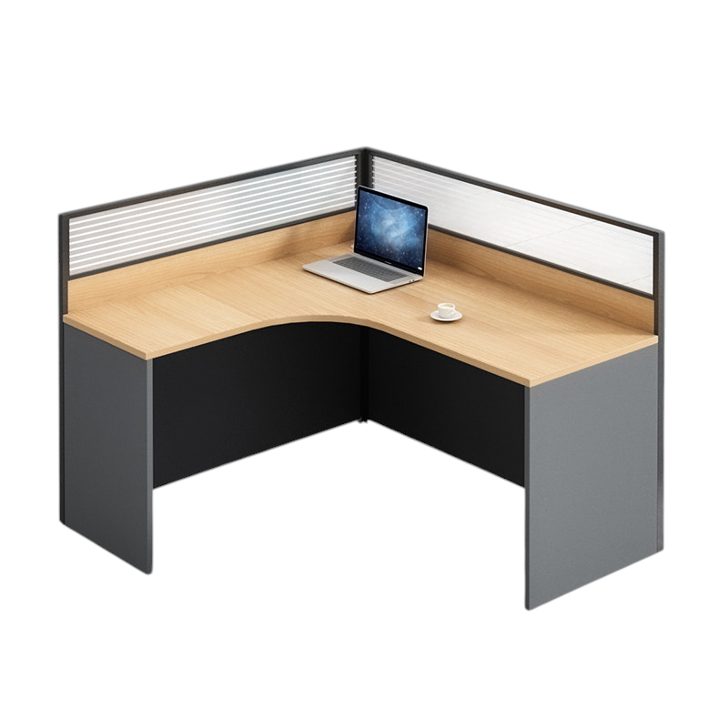 ArvionFurn Modern Office Workstation Desk with Privacy Panel, 1–6 Person
