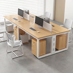 ArvionFurn Modern Rectangular Meeting & Training Table, 1–8 Person Options