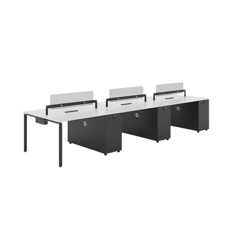 ArvionFurn Modern Office Workstation Desk, 2–6 Person Employee Desk Office Staff Desk