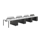 ArvionFurn Modern Office Workstation Desk, 2–6 Person Employee Desk Office Staff Desk