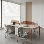 ArvionFurn Modern Office Workstation Desk, 2–6 Person Employee Desk Office Staff Desk