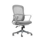 ArvionFurn Modern Employee Office Desk with 2.5cm Thick Top, Double-Layer Storage & Lockable Drawers