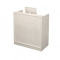 ArvionFurn DIY Pegboard Checkout Counter with Lockable Drawers, 60–120cm, Silent-Glide Storage