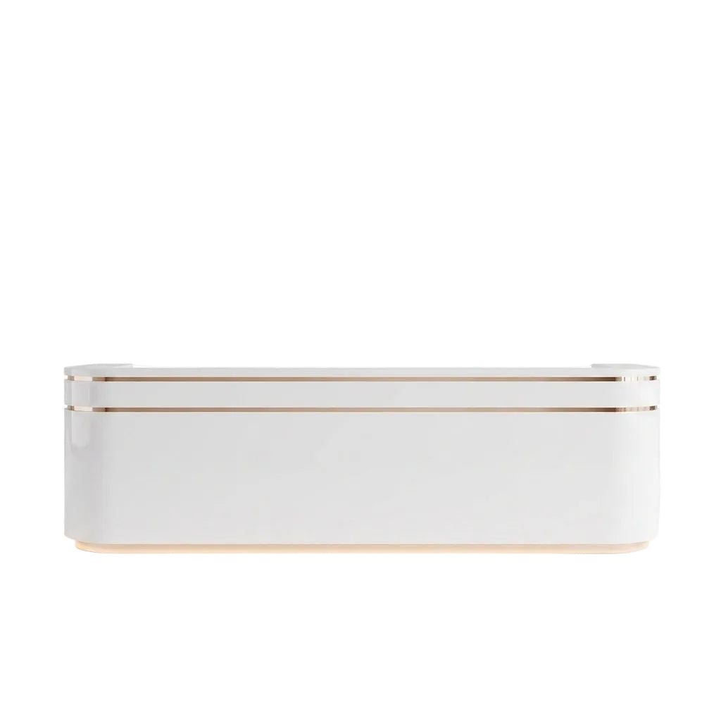 Curved Reception Desk Retail Counter Salon Front Desk 160–600cm