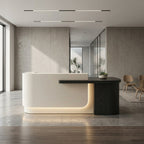 Modern Reception Desk Retail Counter Salon Front Desk 120–420cm