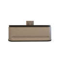 Cream Style Curved Reception Desk Retail Counter 100–400cm MDF