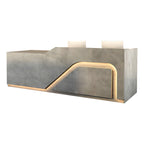 Modern Retail Counter Reception Desk Lacquer Finish 120–500cm