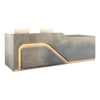 Modern Retail Counter Reception Desk Lacquer Finish 120–500cm