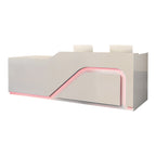 Modern Retail Counter Reception Desk Lacquer Finish 120–500cm