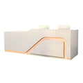 Modern Retail Counter Reception Desk Lacquer Finish 120–500cm