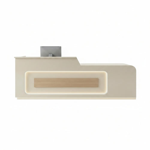Modern Reception Desk Retail Counter Lacquer 100–300cm No Assembly