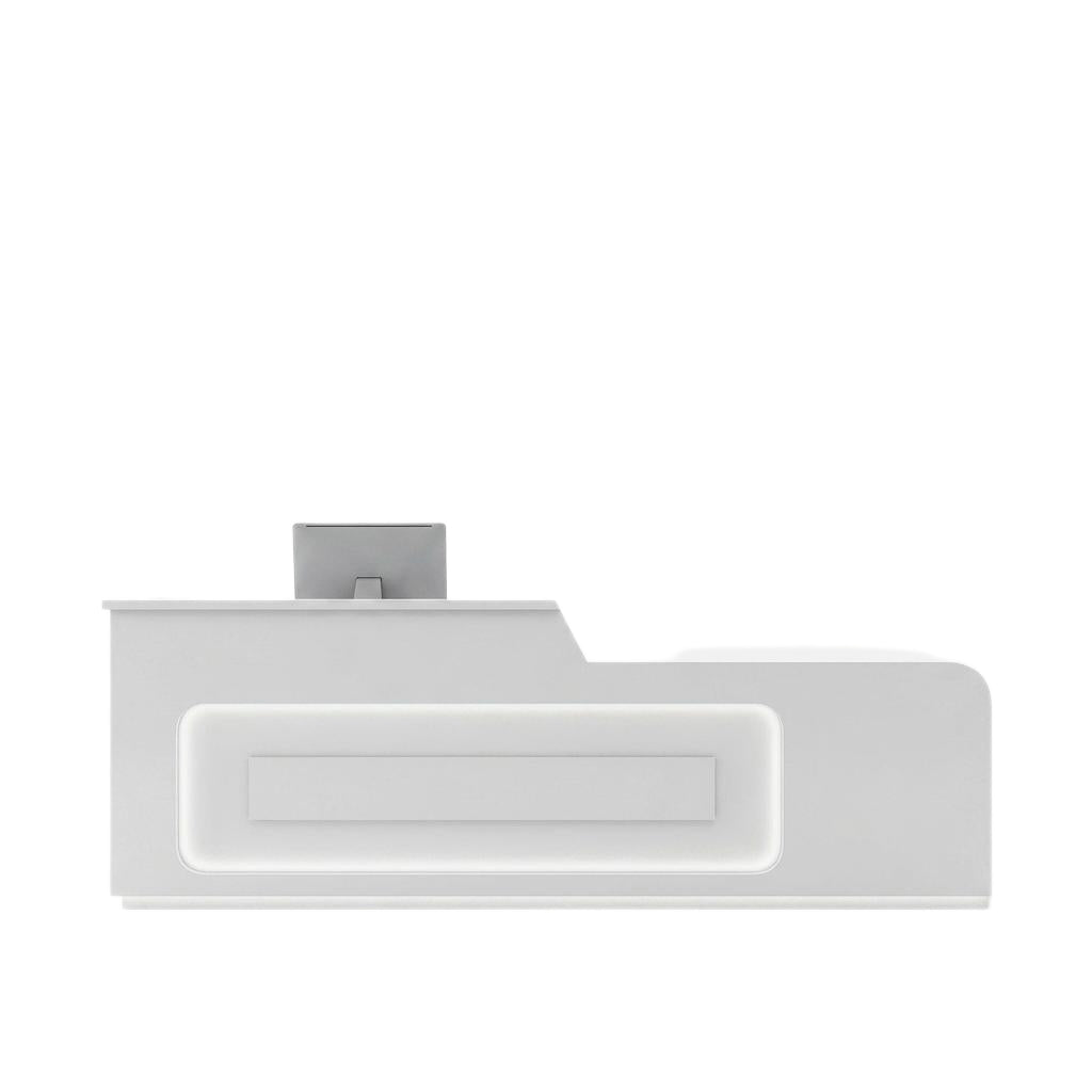 Modern Reception Desk Retail Counter Lacquer 100–300cm No Assembly
