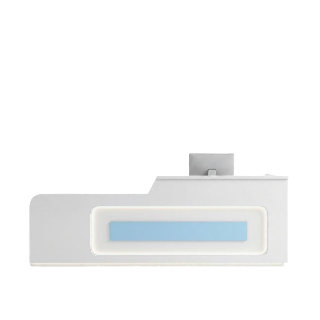 Modern Reception Desk Retail Counter Lacquer 100–300cm No Assembly