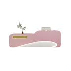 Modern Reception Desk Counter White Marble 120–400cm Wood Panel