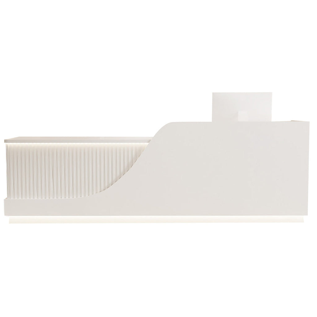 Modern Reception Desk Counter Retail Salon 120–400cm Reception Desk For Office, Salon