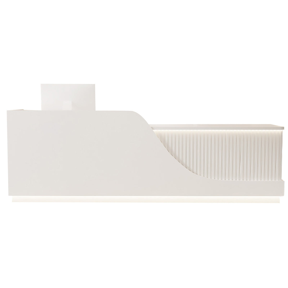 Modern Reception Desk Counter Retail Salon 120–400cm Reception Desk For Office, Salon