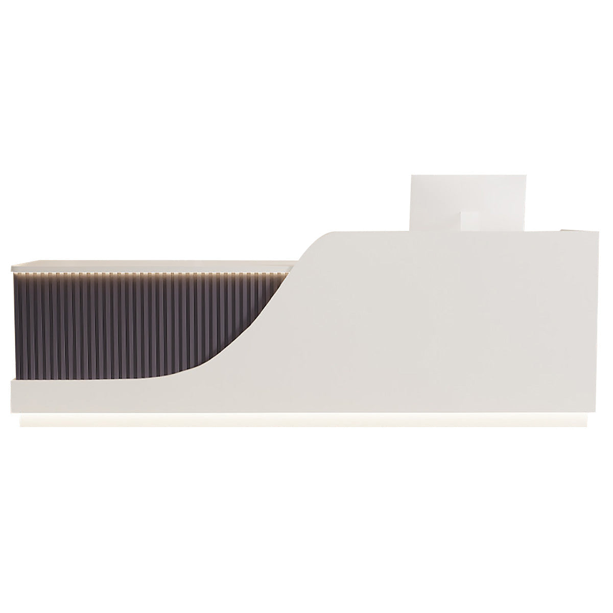 Modern Reception Desk Counter Retail Salon 120–400cm Reception Desk For Office, Salon