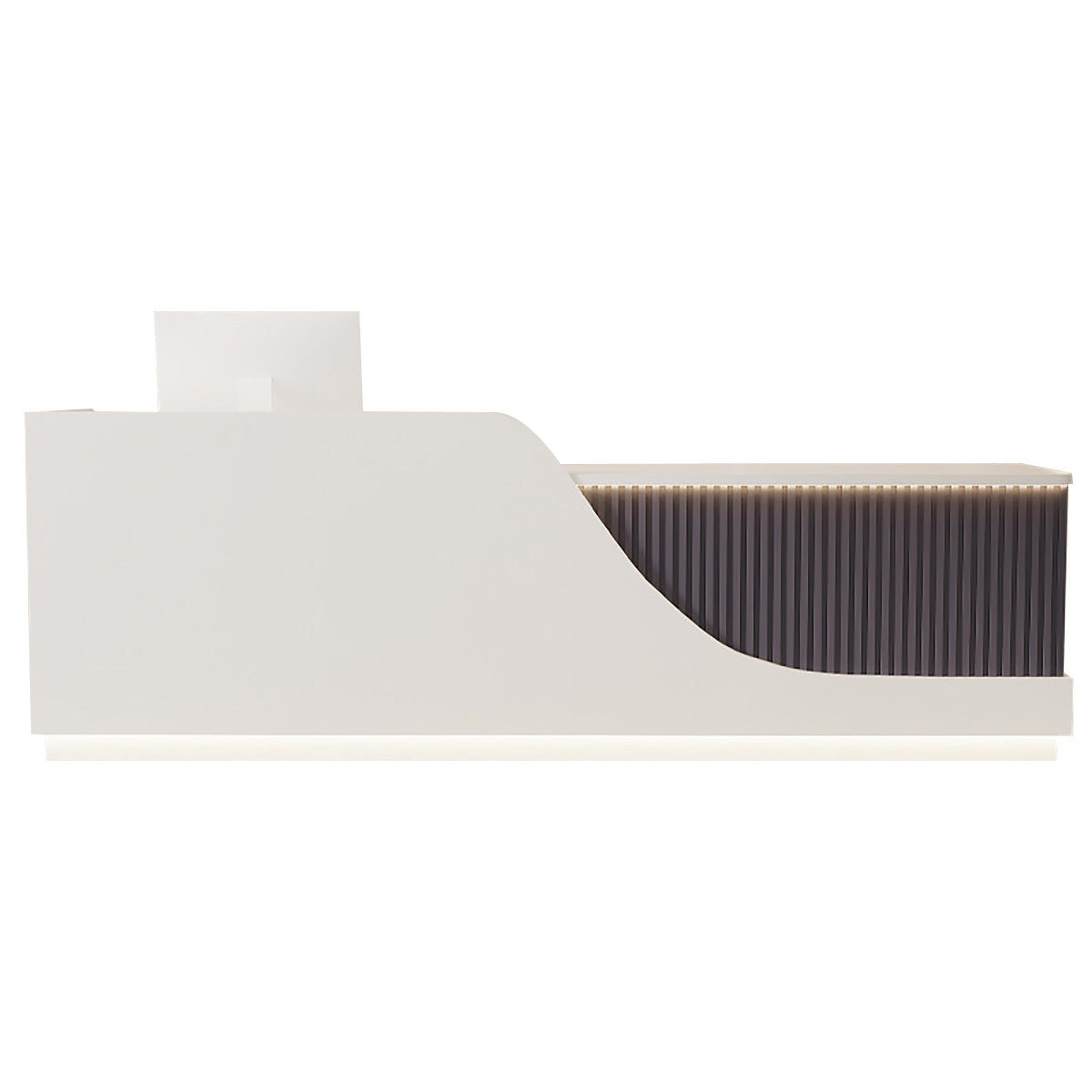 Modern Reception Desk Counter Retail Salon 120–400cm Reception Desk For Office, Salon
