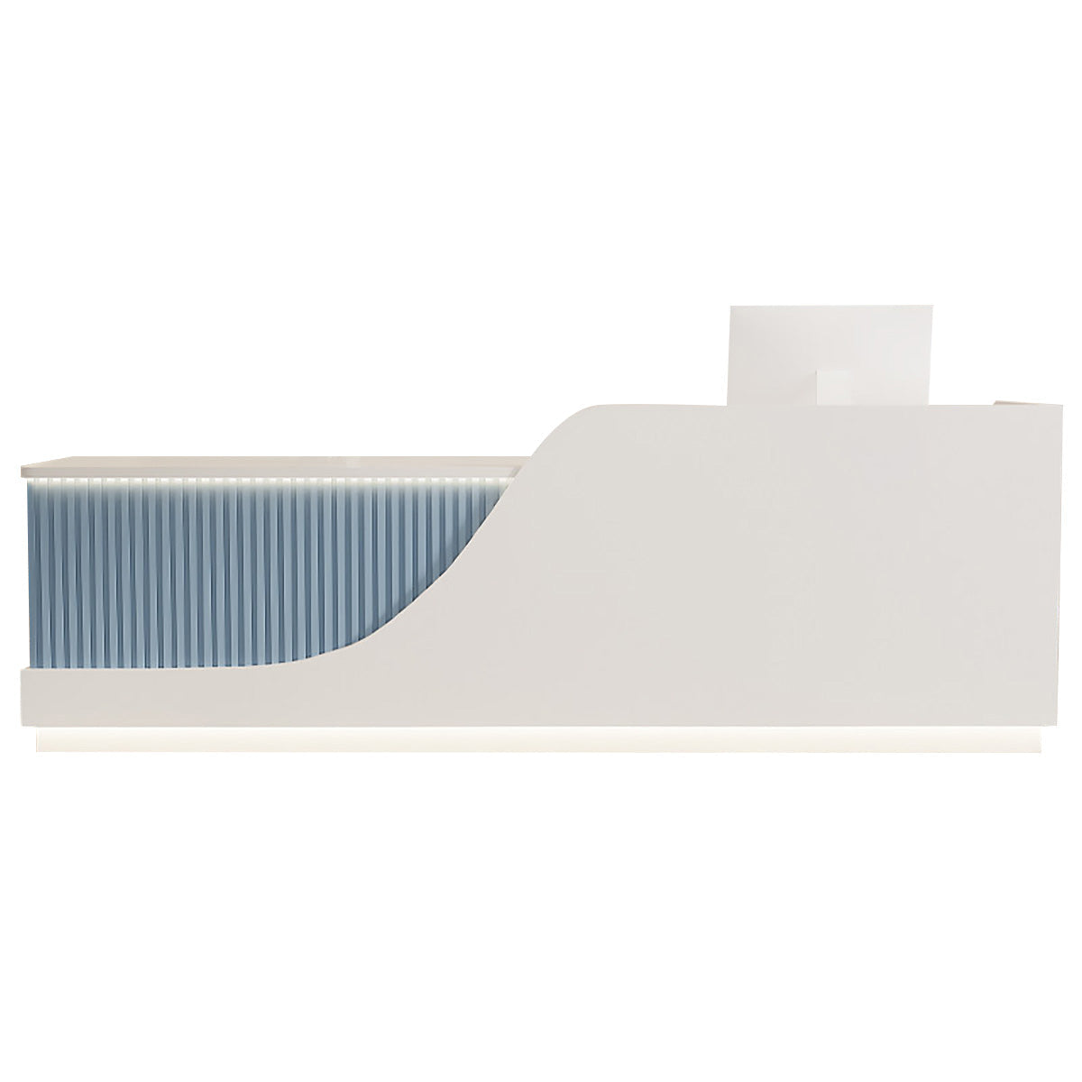 Modern Reception Desk Counter Retail Salon 120–400cm Reception Desk For Office, Salon